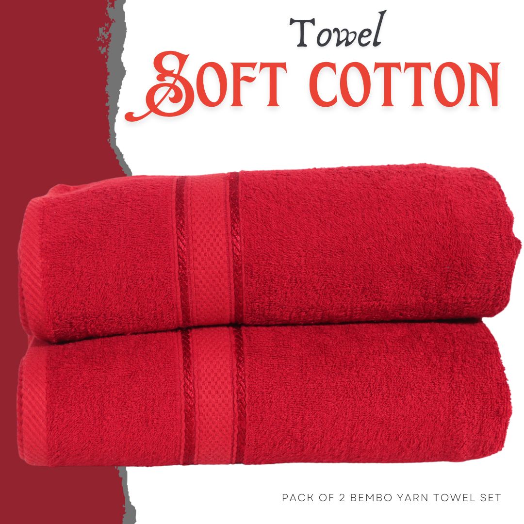 TWO PACK TOWEL 100% cotton towel limited edition