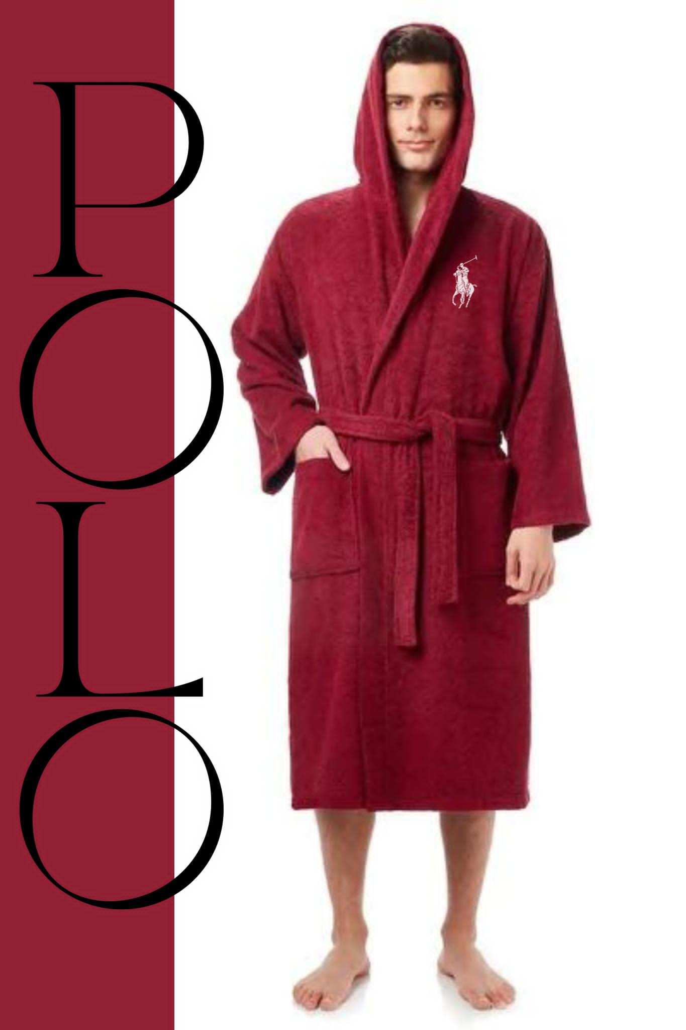 POLO BATHROBE BATH ROBE STUFF TERRY