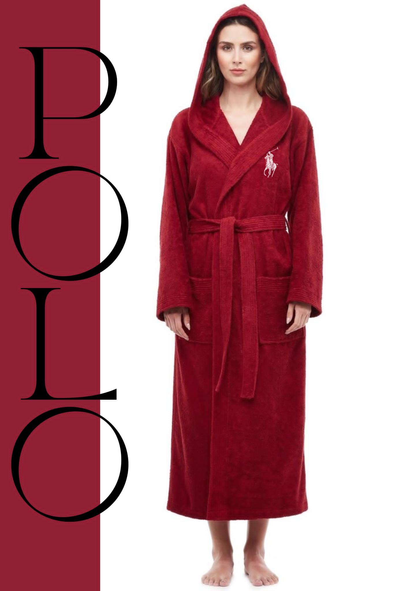 POLO BATHROBE BATH ROBE STUFF TERRY