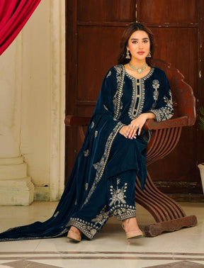 11000’ mirco velvet front embroidered with full embroidered sleeves formal wear.