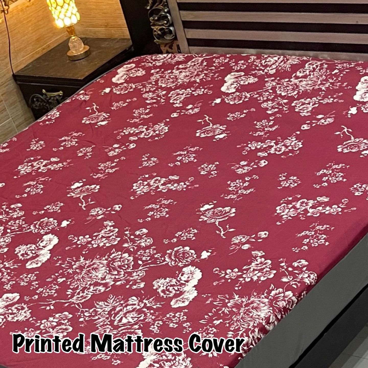 Printed Water Proof Matress Safegaurd  | King Size Double Bed