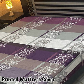 Printed Water Proof Matress Safegaurd  | King Size Double Bed