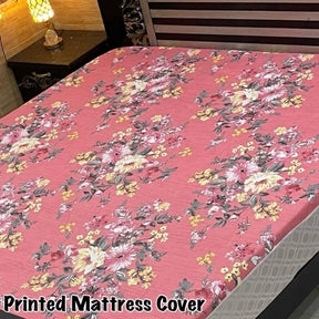 Printed Water Proof Matress Safegaurd  | King Size Double Bed