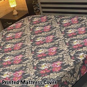 Printed Water Proof Matress Safegaurd  | King Size Double Bed