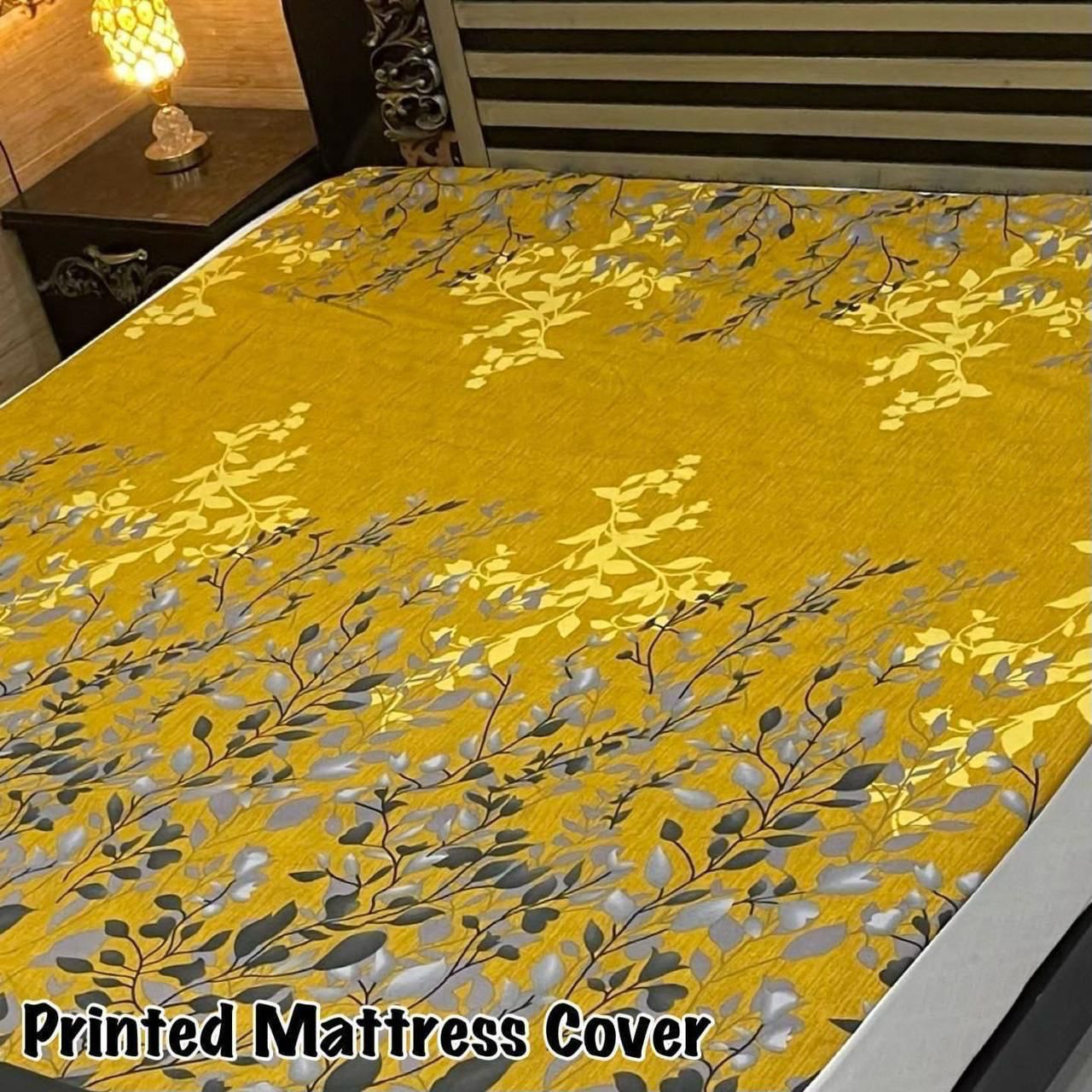 Printed Water Proof Matress Safegaurd  | King Size Double Bed