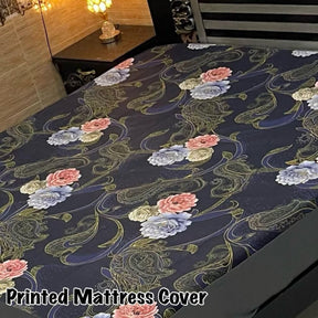 Printed Water Proof Matress Safegaurd  | King Size Double Bed