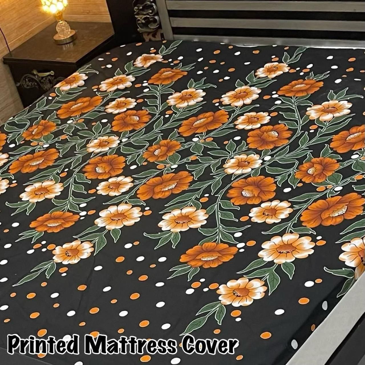 Printed Water Proof Matress Safegaurd  | King Size Double Bed