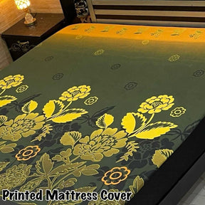 Printed Water Proof Matress Safegaurd  | King Size Double Bed