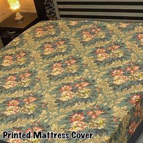 Printed Water Proof Matress Safegaurd  | King Size Double Bed