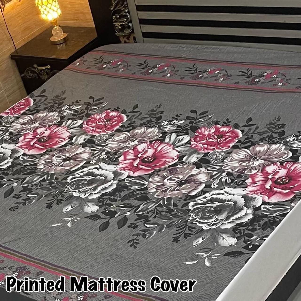 Printed Water Proof Matress Safegaurd  | King Size Double Bed