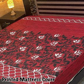 Printed Water Proof Matress Safegaurd  | King Size Double Bed