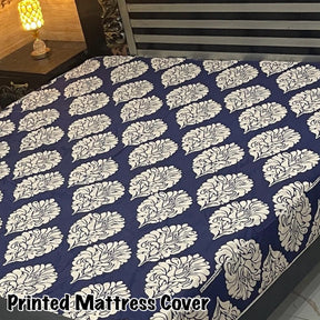 Printed Water Proof Matress Safegaurd  | King Size Double Bed