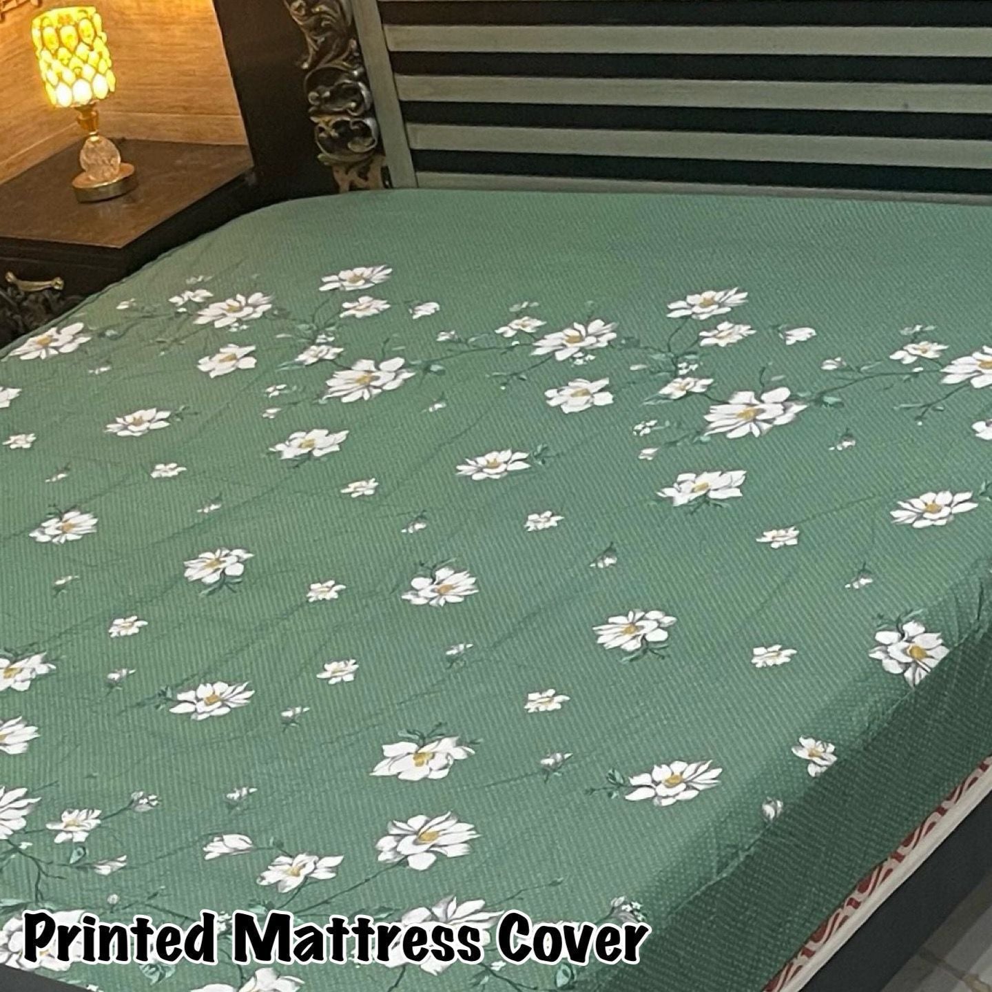 Printed Water Proof Matress Safegaurd  | King Size Double Bed