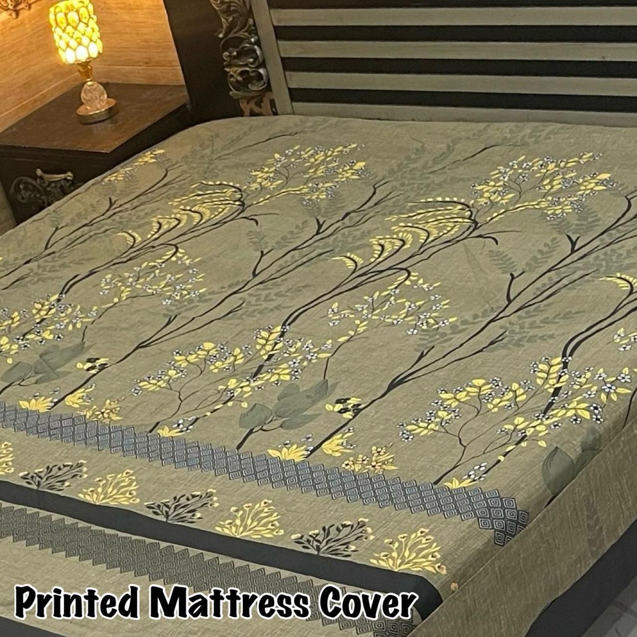 Printed Water Proof Matress Safegaurd  | King Size Double Bed