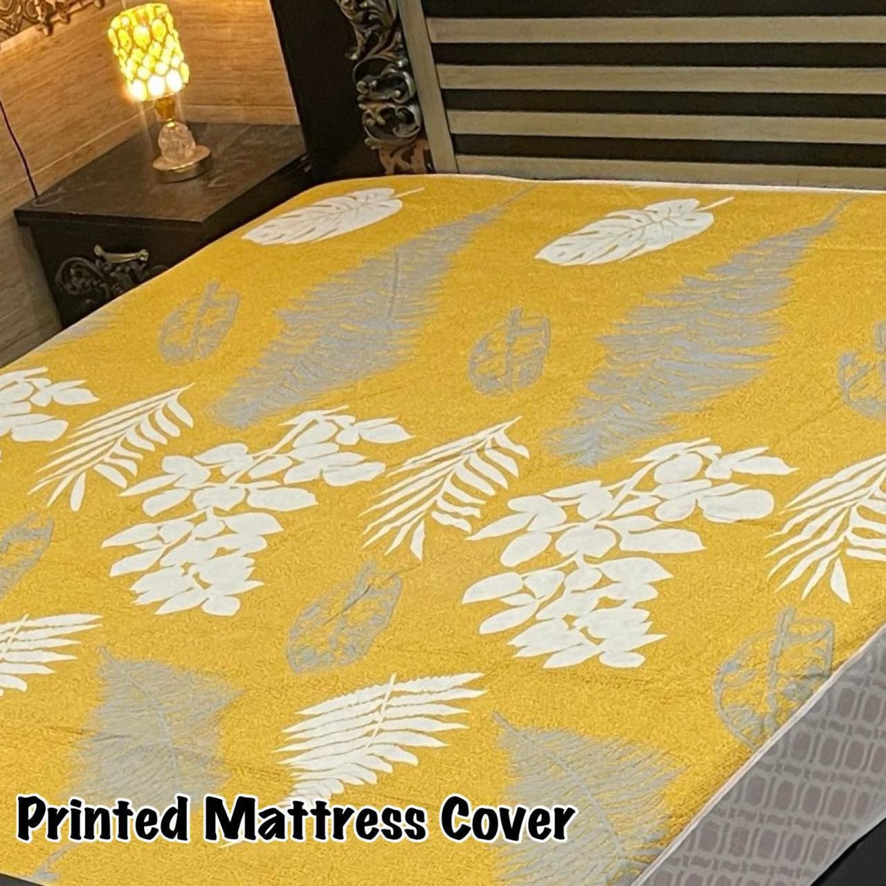 Printed Water Proof Matress Safegaurd  | King Size Double Bed