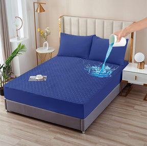 Quilted Waterproof Mattress Fitted covers | 💯% Waterproof Mattress Protector Bedsheet