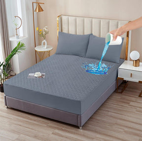 Quilted Waterproof Mattress Fitted covers | 💯% Waterproof Mattress Protector Bedsheet