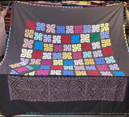 Applic Handmade King Size Cotton Stuff Double Bed Bedsheets - Image 2