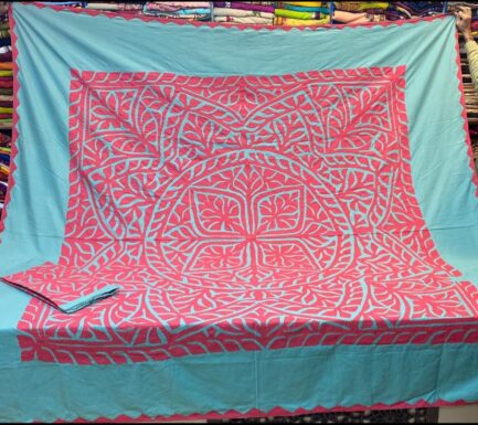 Applic Handmade King Size Cotton Stuff Double Bed Bedsheets - Image 3
