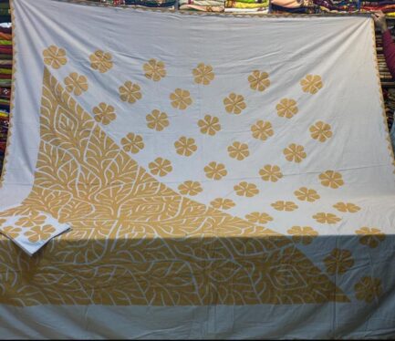 Applic Handmade King Size Cotton Stuff Double Bed Bedsheets - Image 4