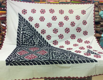 Applic Handmade King Size Cotton Stuff Double Bed Bedsheets - Image 5