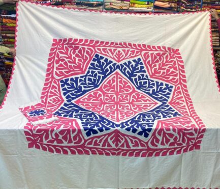 Applic Handmade King Size Cotton Stuff Double Bed Bedsheets - Image 15