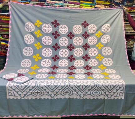 Applic Handmade King Size Cotton Stuff Double Bed Bedsheets - Image 16