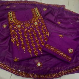 #WinterCollection Linen Stuff 22MM Sitara Foil Machine Arri Embroider