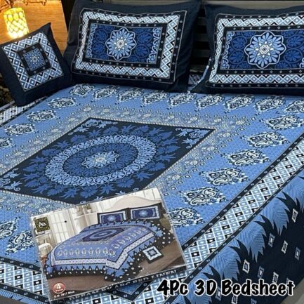 4Pc 3D Panel Bedsheet🔥|  New variety stock - Image 11