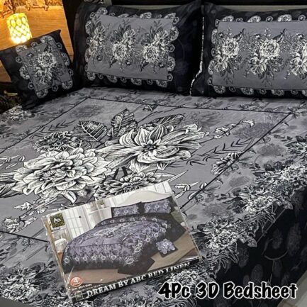 4Pc 3D Panel Bedsheet🔥|  New variety stock - Image 14