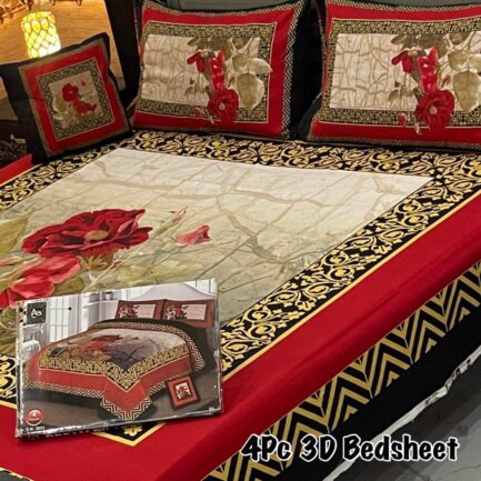 4Pc 3D Panel Bedsheet🔥|  New variety stock - Image 37