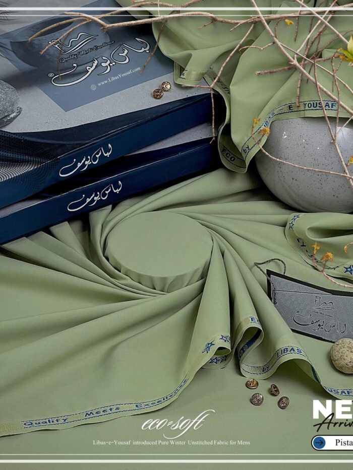 Stunning " ECO-SOFT "  WINTER wash & wear suit by the renowned brand Libas-e-Yousaf.