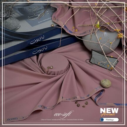 Stunning " ECO-SOFT "  WINTER wash & wear suit by the renowned brand Libas-e-Yousaf. - Image 3