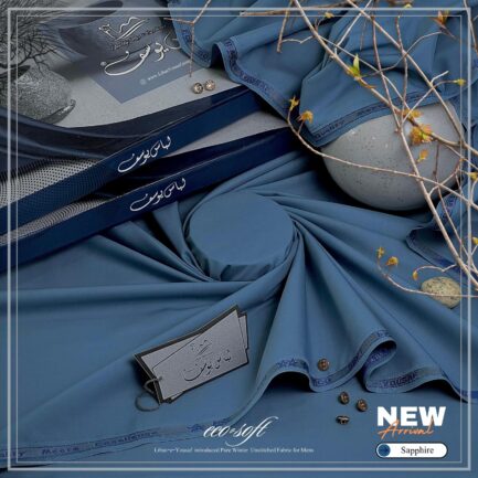 Stunning " ECO-SOFT "  WINTER wash & wear suit by the renowned brand Libas-e-Yousaf. - Image 4