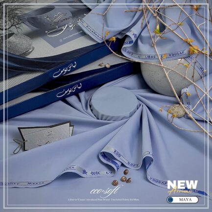 Stunning " ECO-SOFT "  WINTER wash & wear suit by the renowned brand Libas-e-Yousaf. - Image 11