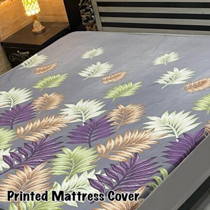 Printed Water Proof Matress Safegaurd  | King Size Double Bed - Image 2