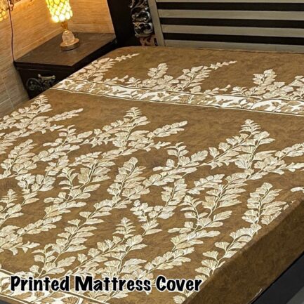Printed Water Proof Matress Safegaurd  | King Size Double Bed - Image 7