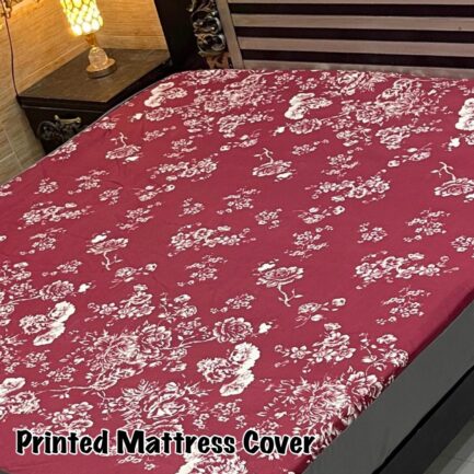 Printed Water Proof Matress Safegaurd  | King Size Double Bed - Image 5