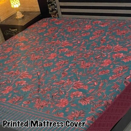 Printed Water Proof Matress Safegaurd  | King Size Double Bed - Image 9