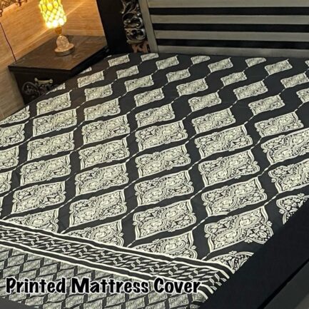 Printed Water Proof Matress Safegaurd  | King Size Double Bed - Image 13