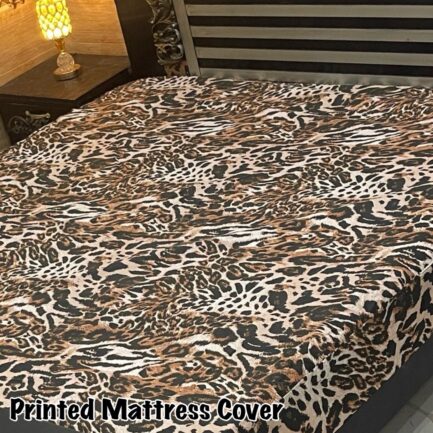 Printed Water Proof Matress Safegaurd  | King Size Double Bed - Image 15