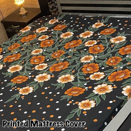 Printed Water Proof Matress Safegaurd  | King Size Double Bed - Image 19