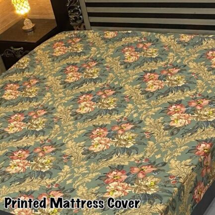 Printed Water Proof Matress Safegaurd  | King Size Double Bed - Image 24