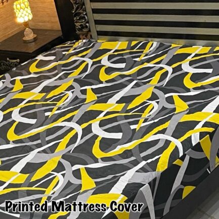 Printed Water Proof Matress Safegaurd  | King Size Double Bed - Image 23