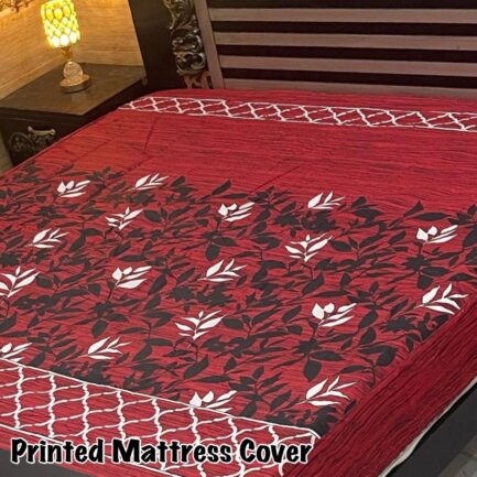 Printed Water Proof Matress Safegaurd  | King Size Double Bed - Image 26
