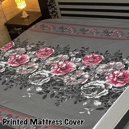Printed Water Proof Matress Safegaurd  | King Size Double Bed - Image 25