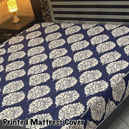 Printed Water Proof Matress Safegaurd  | King Size Double Bed - Image 28
