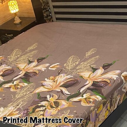 Printed Water Proof Matress Safegaurd  | King Size Double Bed - Image 27