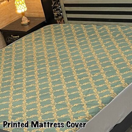 Printed Water Proof Matress Safegaurd  | King Size Double Bed - Image 29