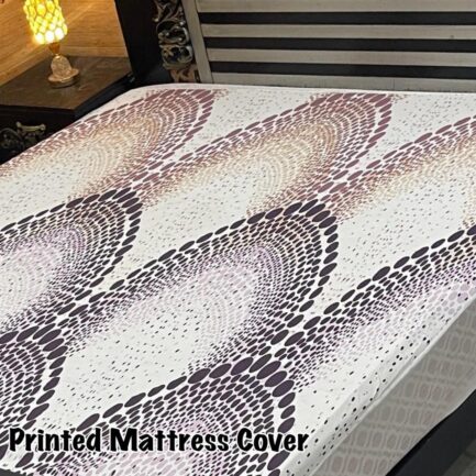 Printed Water Proof Matress Safegaurd  | King Size Double Bed - Image 35